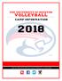 The University of Houston. Volleyball CAMP INFORMATION. Stay up to date with the latest team news by following us on social media!