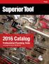 2016 Catalog. Professional Plumbing Tools