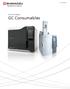 Gas Chromatograph GC Consumables. p/n: