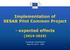 Implementation of SESAR Pilot Common Project. - expected effects