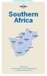 Lonely Planet Publications Pty Ltd. Southern Africa. Zambia p566. Victoria Falls p549. Zimbabwe p617. Botswana p42.