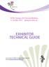 EXHIBITOR TECHNICAL GUIDE