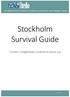 Stockholm Survival Guide