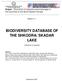 BIODIVERSITY DATABASE OF THE SHKODRA/SKADAR LAKE
