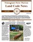 Temagami First Nation - Land Code News