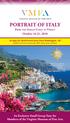 PORTRAIT OF ITALY From the Amalfi Coast to Venice October 16-31, 2018
