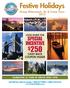 Festive Holidays Group Motorcoach, Air & Cruise Tours 2013