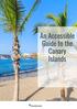 An Accessible Guide to the Canary Islands