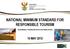 NATIONAL MINIMUM STANDARD FOR RESPONSIBLE TOURISM