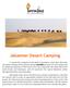 Jaisalmer Desert Camping