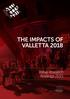 The impacts of Valletta 2018