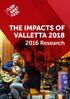 THE IMPACTS OF VALLETTA Research