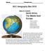 NCC Geography Bee 2016