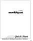 Quick-Start. Introduction to Worldspan Reservations - Workbook
