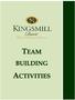 Kingsmill Resort is pleased to offer a variety of teambuilding activities and events to fuel your team to success!