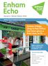 Enham Echo. Enham Village Shop & Post Office has been given a first class re-fit pg 3. Autumn / Winter Edition Enham Trust residents newsletter