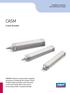 CASM. Linear Actuator. Installation, operation and maintenance manual