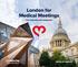 London for Medical Meetings. For corporates and congresses