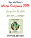Wagon Wheel District s Winter Camporee January 24-26, ZIPS, ZAPS, and ZOMBIES OFFUTT AFB, BASE LAKE