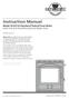 Instruction Manual.  Model OL357i-B Olymberyl Gabriel Inset Boiler Multi Fuel and Wood Burning Inset Boiler Stove - -