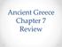 Ancient Greece Chapter 7 Review
