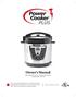 Owner s Manual Save These Instructions - For Household Use Only 8-Quart Model: PPC772P