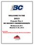 WELCOME TO THE. Female Tier 1 BC HOCKEY CHAMPIONSHIPS. Hosted by: Richmond Ravens Female Hockey Association