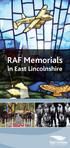 RAF Memorials. in East Lincolnshire
