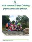 2018 Summer Camp Catalog