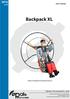 Backpack XL v1.0. User s manual. Opale-Paramodels.com. Thanks for reading this manual before first use.
