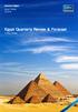 Quarterly Report Egypt Hotels Q Egypt Quarterly Review & Forecast 4 Key Cities