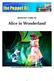 Instructors Guide for. Alice in Wonderland. Down the Rabbit Hole (the White Rabbit and Alice)