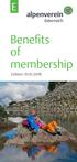 Benefits of membership. Edition: