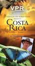 Citizens of the World Tours. presents. Costa. Rica. April 5-16, With VPR Commentator Ted Levin