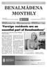 NEWS AND INFORMATION FOR FOREIGN RESIDENTS BENALMÁDENA MONTHLY. NEWS Check your 'padron' status Page 3