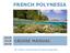 FRENCH POLYNESIA CRUISE MANUAL. for shore excursions & land programs