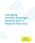 managing aviation passenger demand with a frequent flyer levy