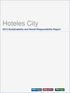 Hoteles City Sustainability and Social Responsibility Report