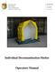 Individual Decontamination Shelter. Operators Manual
