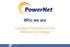 Who we are. A guide to PowerNet and the networks we manage