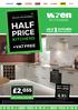 HALF PRICE + VAT FREE KITCHENS 6.9 % APR OVER FIVE YEARS BUY NOW PAY LATER BLACK NOVEMBER HALF PRICE + VAT FREE FLEXIBLE FINANCE OPTIONS AVAILABLE