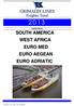 2013 English Edition SOUTH AMERICA WEST AFRICA EURO MED EURO AEGEAN EURO ADRIATIC