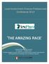 Local Government Finance Professionals Conference 2013 THE AMAZING RACE