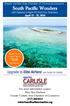 South Pacific Wonders with Optional 3-Night Fiji Post Tour Extension April 12 27, 2016