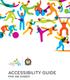 ACCESSIBILITY GUIDE PAN AM GAMES
