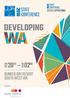 STATE CONFERENCE DEVELOPING DEVELOPING 28 TH 02 ND MAR FEB BUNKER BAY RESORT SOUTH WEST WA SPONSORED BY