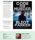 CODE FOR MURDER ABOUT THE AUTHOR. A new thriller from West Virginia author Eliot Parker