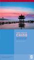 three Faces of China CHINA S SOUTHERN COAST, HONG KONG AND TAIWAN April 9 to 22, 2015 a program of the stanford alumni association
