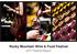 Rocky Mountain Wine & Food Festival Festival Report