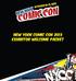 OCTOBER 10-13, 2013 NEW YORK COMIC CON 2013 EXHIBITOR WELCOME PACKET